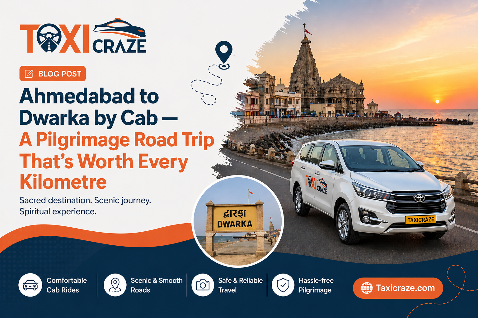 Ahmedabad to Dwarka by Cab - A Pilgrimage Road Trip That's Worth Every Kilometre img