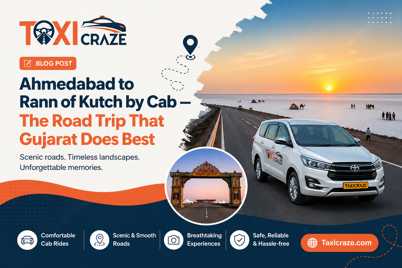 Ahmedabad to Rann of Kutch by Cab - The Road Trip That Gujarat Does Best img