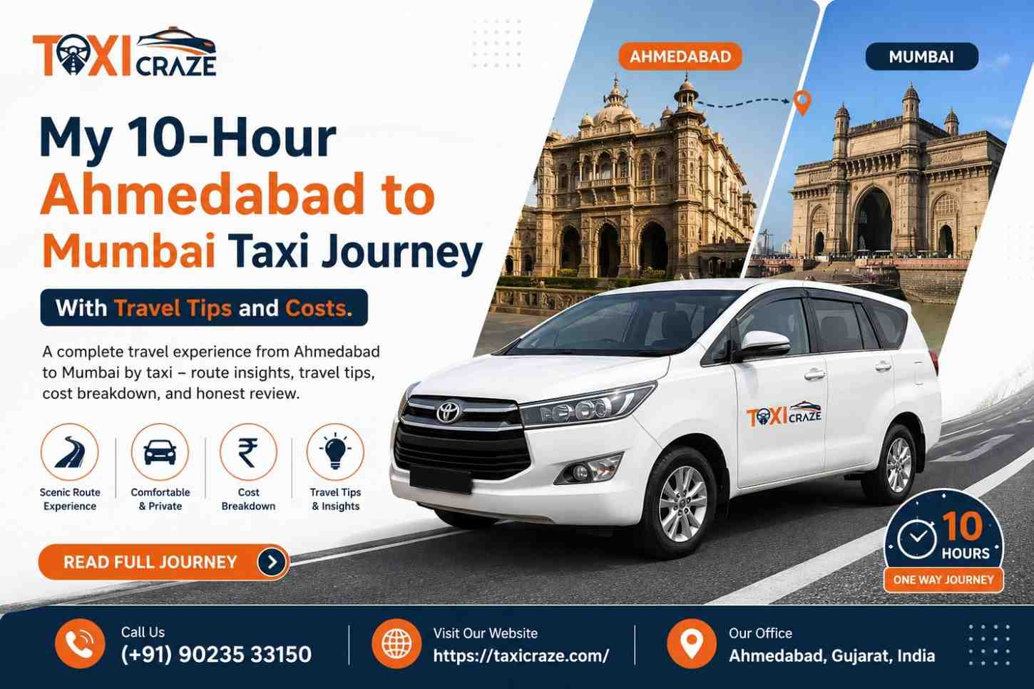 My 10-Hour Ahmedabad to Mumbai Taxi Journey With Travel Tips and Costs img