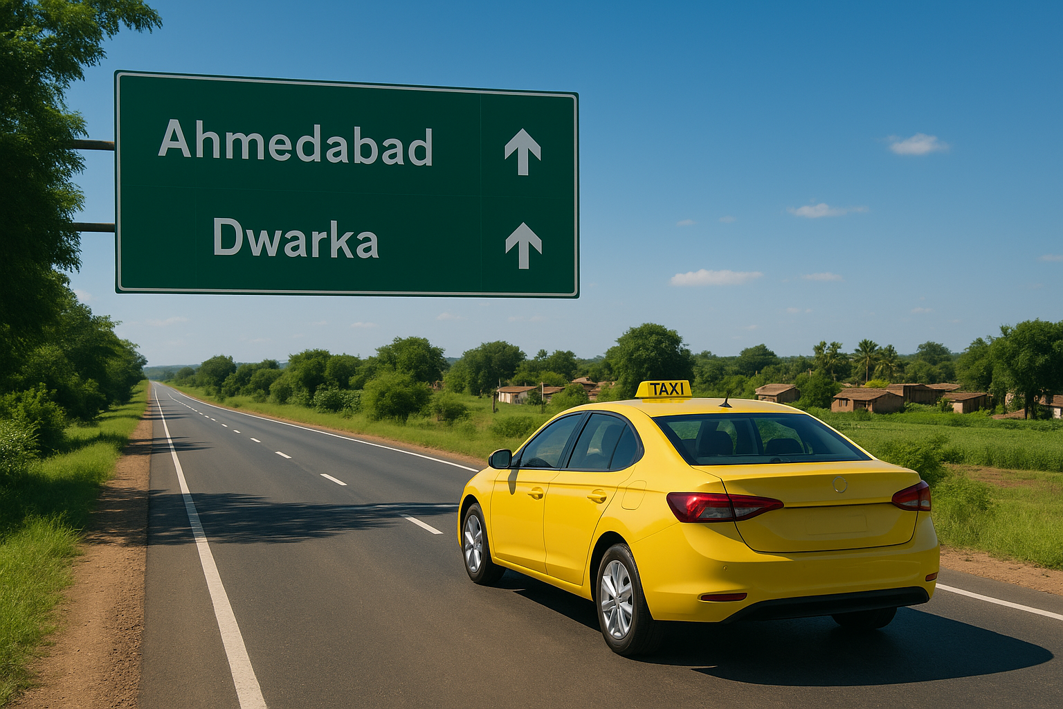 Ahmedabad to Dwarka Taxi | Best Long-Distance Cab & Airport Service img